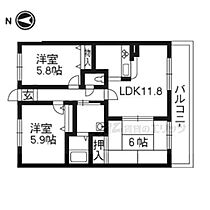 京都府木津川市梅美台1丁目（賃貸マンション3LDK・2階・66.00㎡） その2