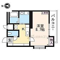 メゾン・リリー 5D ｜ 京都府京都市伏見区深草西浦町8丁目（賃貸マンション1K・5階・27.75㎡） その1