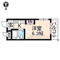 京都府京都市伏見区深草西浦町7丁目（賃貸マンション1K・3階・16.77㎡） その2