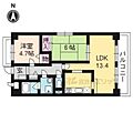 コンフォート長岡京3階9.1万円