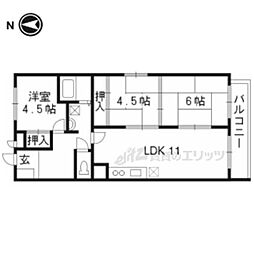 エクシーマ19 3階3LDKの間取り