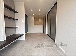 京都市営烏丸線 竹田駅 徒歩8分の賃貸アパート 2階1LDKのリビング/ダイニング