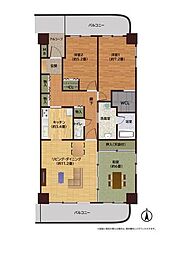 間取図画像 3LDK