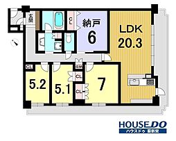 間取図画像 3SLDK