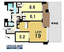東山公園シティハウス 3LDKの間取図画像
