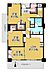 間取り：○10階部分南西角住戸、専有面積：84.24ｍ2