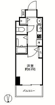 スワンズ心斎橋EAST  ｜ 大阪府大阪市中央区島之内1丁目（賃貸マンション1K・11階・21.46㎡） その2