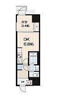 Dimora靭公園  ｜ 大阪府大阪市西区京町堀2丁目（賃貸マンション1DK・12階・29.80㎡） その2