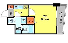 SERENiTE日本橋SUD  ｜ 大阪府大阪市浪速区日本橋3丁目（賃貸マンション1K・10階・24.57㎡） その2