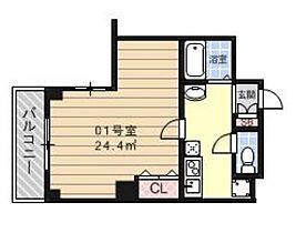 ミーネ新町弐番館  ｜ 大阪府大阪市西区新町2丁目（賃貸マンション1K・3階・24.40㎡） その2