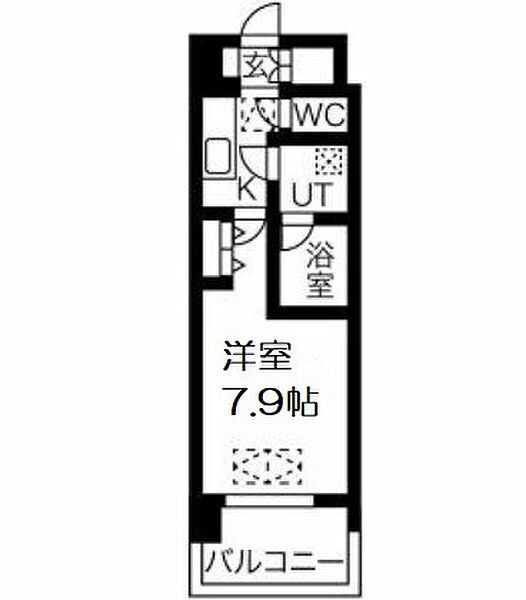 NORTH VILLAGE 伍番館 ｜大阪府大阪市北区中津6丁目(賃貸マンション1K・10階・25.48㎡)の写真 その2