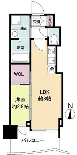 セレニテ日本橋プリエ ｜大阪府大阪市浪速区日本橋東1丁目(賃貸マンション1LDK・2階・29.39㎡)の写真 その2