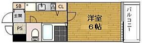 エスティライフ梅田新道  ｜ 大阪府大阪市北区兎我野町（賃貸マンション1K・6階・18.90㎡） その2