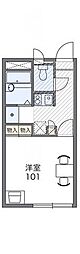 レオパレスナイスデイ 1階1Kの間取り