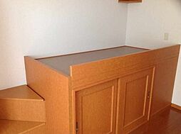 レオパレスプランドール 201 2階1Kのリビング/ダイニング