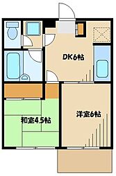 間取図画像 2DK