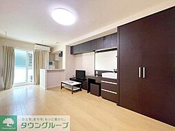 レオネクストウェストベルク 108 1階ワンルームのリビング/ダイニング