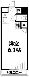 イマーブル89 ワンルームの間取図画像
