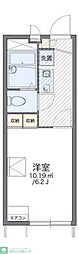 レオパレスOSAWA 1Kの間取図画像