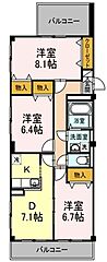 物件の間取り
