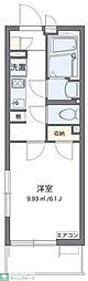 クレイノリバーK3 1Kの間取図画像