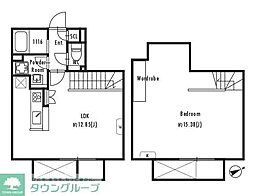 GRANPASEOKichijoji 1LDKの間取図画像