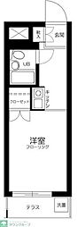 エトワール上連雀 1Kの間取図画像