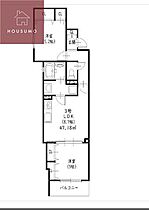 クリエオーレ錦町 203 ｜ 大阪府大東市錦町14-28（賃貸アパート1LDK・2階・32.40㎡） その2