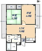 VIVI山本 301 ｜ 大阪府八尾市小阪合町1丁目（賃貸マンション2LDK・4階・45.00㎡） その2