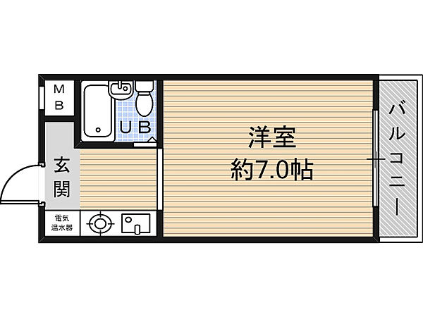 サンパレス布施 603｜大阪府東大阪市長堂3丁目(賃貸マンション1R・6階・17.56㎡)の写真 その2