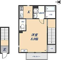 アムールbrillerII 202 ｜ 大阪府大東市諸福7丁目3-2（賃貸アパート1K・1階・25.60㎡） その2