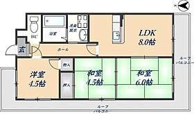 G.Court東大阪168 206 ｜ 大阪府東大阪市吉原2丁目9-9（賃貸マンション3LDK・2階・58.00㎡） その2