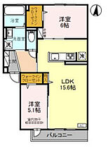 大阪府大阪市生野区巽南1丁目（賃貸アパート2LDK・2階・62.65㎡） その2