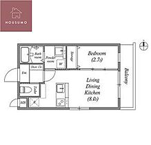 st.Residence南津の辺 306 ｜ 大阪府大東市南津の辺町43-10（賃貸アパート1LDK・3階・26.23㎡） その2