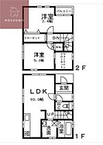 大阪府柏原市法善寺2丁目（賃貸一戸建2LDK・1階・60.44㎡） その1