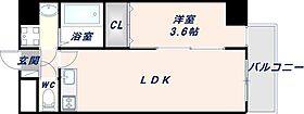 大阪府大阪市東成区玉津1丁目（賃貸マンション1LDK・9階・29.01㎡） その2