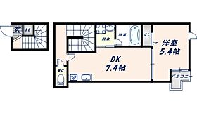 大阪府東大阪市森河内西2丁目（賃貸アパート1DK・2階・38.68㎡） その2