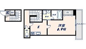 大阪府東大阪市森河内西2丁目（賃貸アパート1K・2階・33.96㎡） その2