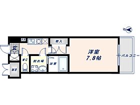 大阪府東大阪市高井田本通5丁目（賃貸マンション1K・7階・23.84㎡） その2