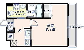 大阪府東大阪市西堤学園町1丁目（賃貸マンション1K・4階・25.36㎡） その2