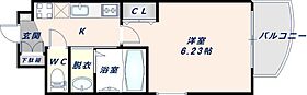 大阪府東大阪市岸田堂南町（賃貸マンション1K・8階・22.32㎡） その2