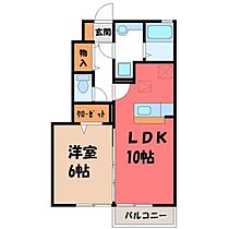 茨城県結城市大字結城（賃貸アパート1LDK・1階・40.44㎡） その2