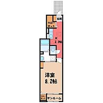 栃木県小山市城東4丁目（賃貸アパート1K・1階・35.00㎡） その2