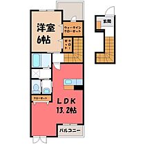 茨城県結城市大字結城（賃貸アパート1LDK・2階・51.13㎡） その2