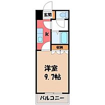 栃木県小山市東城南1丁目（賃貸アパート1K・2階・29.75㎡） その2