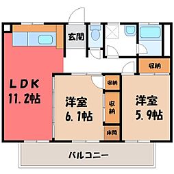 🉐敷金礼金0円！🉐東北本線 小山駅 徒歩16分