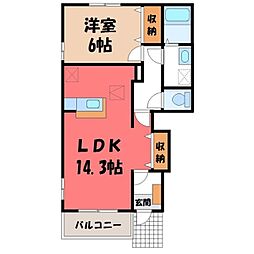 両毛線 栃木駅 徒歩16分