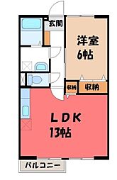 🉐敷金礼金0円！🉐水戸線 下館駅 徒歩15分