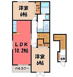 🉐敷金礼金0円！🉐東武日光線 新大平下駅 バス15分 下皆川東下...