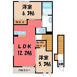 東武日光線 新栃木駅 徒歩17分